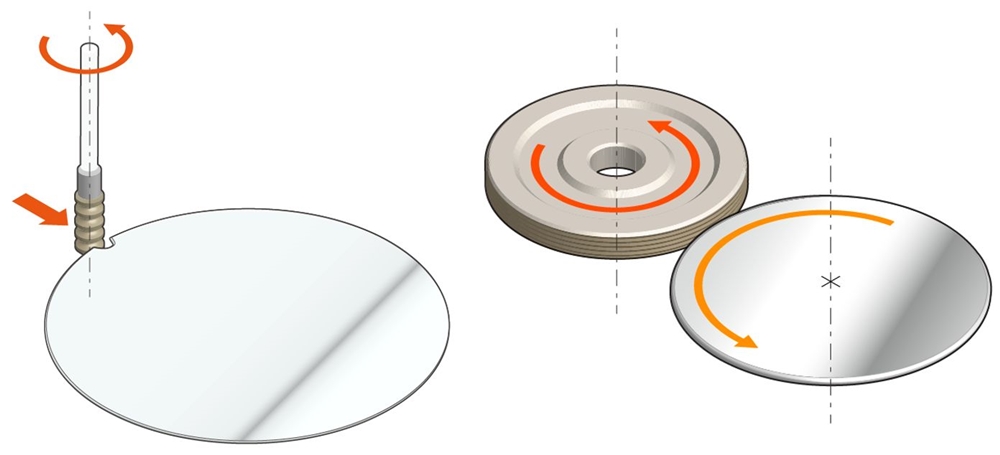 Edge and Notch grinding wheel