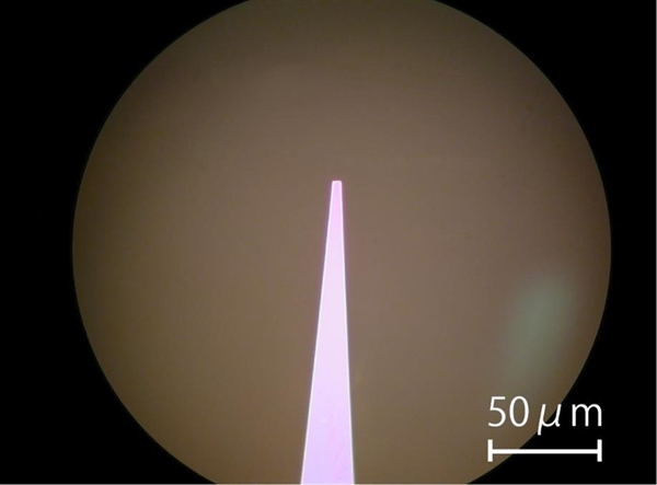 Example of mono-crystal diamond ultrafine cutting tool edge shape 画像