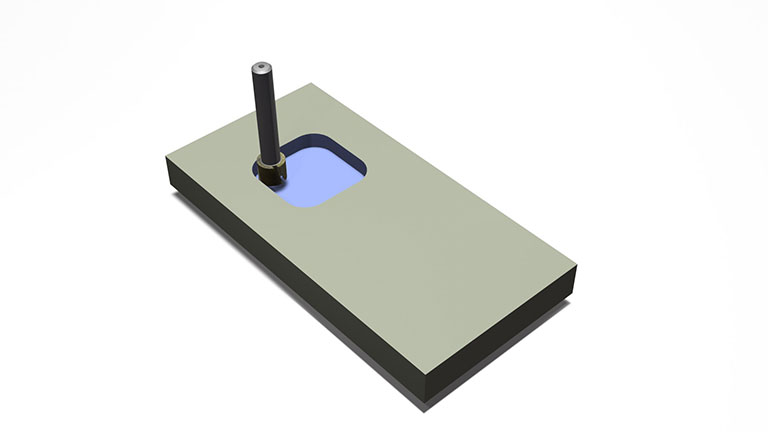 Pocketing/cavity machining with grinding wheels