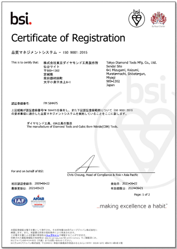 ISO9001 Certificate